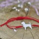 Jack russell terrier - bransoletka z psem, srebro 925