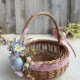 Koszyczek wielkanocny, koszyk wiklinowy na święcone