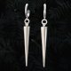 Kolczyki z kolcami ze stal chirurgiczna długie gothic punk cyber goth