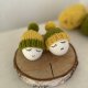 Urocze czapeczki na jajka - zestaw 2 szt. Dekoracje wielkanocne