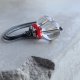 Kolczyki Crystal & Red Accent