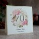 Personalizowana kartka na 70 urodziny, BH 75