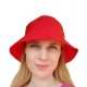 bucket hat kapelusz kubełkowy czapka rybacka kapelusz wiadro kapelusik czerwony