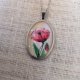 Naszyjnik -kwiat maku