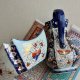 Antique Imari Bowl and Jug Toilet Set XIXw. - umywalnia! ❤ Wspaniały komplet toaletowy ❤