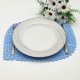 6 podkładek pod talerz w kolorze niebieskim