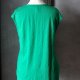 Top lniany len letni zielony XS S