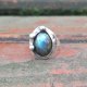 Labradoryt - pierścionek regulowany