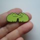 METALOWA EMALIOWANA PIN PRZYPINKA UROCZE ŻABKI