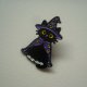 PIN PRZYPINKA CZARNY KOTEK CZARODZIEJ