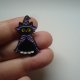 PIN PRZYPINKA CZARNY KOTEK CZARODZIEJ