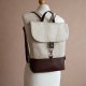 Damski plecak VELVET ecru.