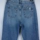 River Island straight jeans proste spodnie dżins dziury 14 / 42