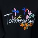 Tomorrowland bluza oversize bawełna haft / M