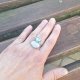 Larimar - pierścionek regulowany