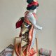 Vintage Japanese Geisha Doll - 45cm. ❤ Hand made - Duża figura.