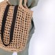 Torebka szydełkowa z juty – ażurowa torba handmade boho