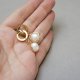Pearls [white] perły vol. 28  - kolczyki