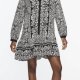 ZARA - KRÓTKA SUKIENKA - BOHO - S