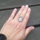 Różowy kwarc - pierścionek regulowany
