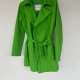 ZARA - ZIELONY PŁASZCZ - TRENCZ - M