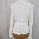 M&S kremowy kardigan wiązany w talii ponczo narzutka one size S/M