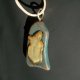 Zawieszka Wisior drewno bursztyn