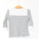 Bluzka w paski vintage wiskoza Topshop łezka na dekolcie