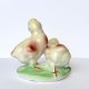 Para kurczaków figurka z porcelany Rumunia retro