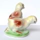 Para kurczaków figurka z porcelany Rumunia retro