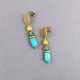 Kolczyki kolorowe słupki