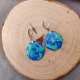 Oceaniczna Laguna – kolczyki z glinki polimerowej