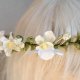 Śmietankowe frezje o świcie – wianek komunijny ślubny boho