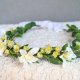Białe frezje o świcie – wianek komunijny ślubny boho