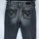 Levi's 571 slim fit szare spodnie jeans 30 / 34 - M