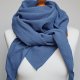 Chusta muślinowa bawełniana- damska chusta trójkątna - modna chusta na wiosnę jesień