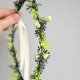Zielony szept łąki – delikatny wianek boho, cienki, naturalny, minimalistyczny, cienki wianek na komunię, wianek na ślub