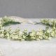 Gipsówka z leśnej polany – romantyczny wianek boho, ślubny, komunijny, delikatny