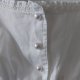 Vintage  biala bluzka krótka w ludowym stylu  dirndl  Kruger 40