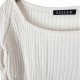 SEELER sweter ecru dekolt łódka 38/40 M/L