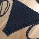 Bikini szydełkowe czarne M