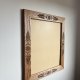 Ręcznie rzeźbiona rama do lustra/ lustro