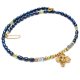 Pearls /navy blue/ perły naturalne - choker /31.03.26/