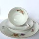 Trio porcelanowe Retsch Bavaria Zestaw śniadaniowy kwiaty lata 50-60 vintage