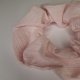 Scrunchie Gumka do Włosów Pastelowy Róż