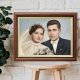 Oryginalny prezent na rocznicę ślubu | Monidło | Portret dla pary