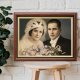 Monidło | Prezent dla Nowożeńców | Portret małżeński | W stylu retro