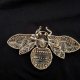 Duża broszka brosza pszczoła kryształki styl Vintage zjawiskowa