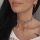 z jadeitem Boho crown/ choker