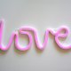 Neon LED LOVE różowy